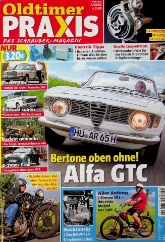 Deckblatt Oldtimer Praxis (02/2022)